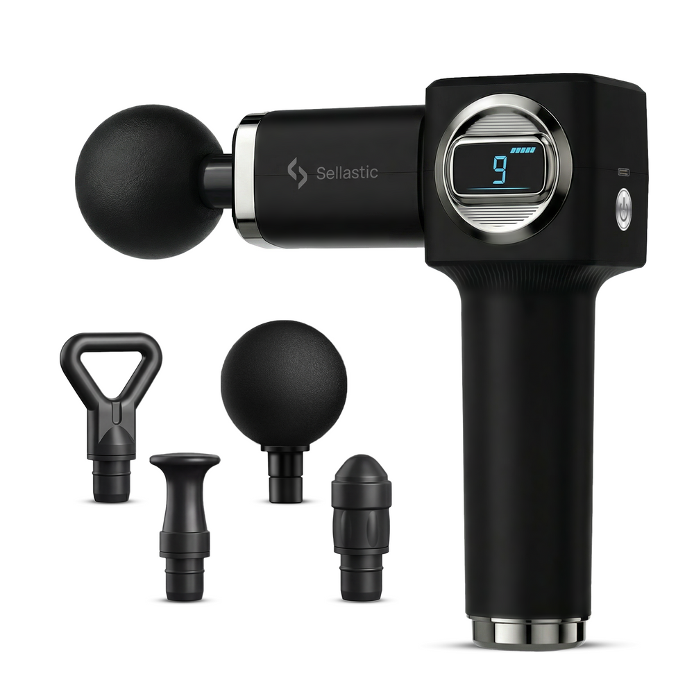 Pulse Percussion Massage Gun for Muscle Pain, Back Pain & Deep Tissue Relief