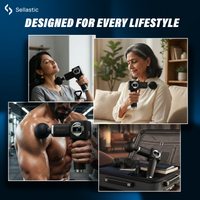Pulse Percussion Massage Gun for Muscle Pain, Back Pain & Deep Tissue Relief