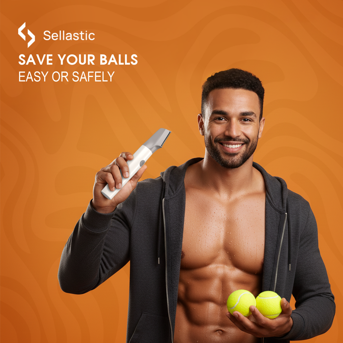SELLASTIC SmoothX Full Body Trimmer for Men – Beard & Body Grooming Kit