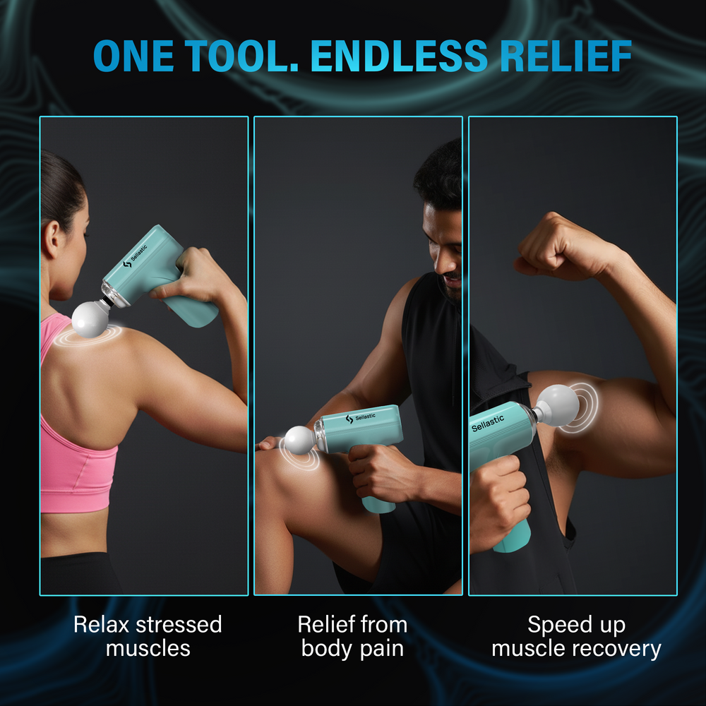 Mini Body Massager Gun for Deep Tissue Pain Relief & Muscle Recovery