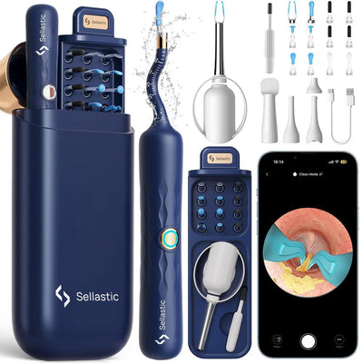 Ear Cleaner Tool Kit with HD Camera & WiFi Ear Wax Removal Device