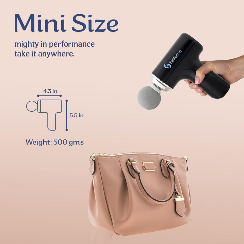 Electric Handheld Mini Massage Gun for Pain Relief & Deep Tissue Recovery