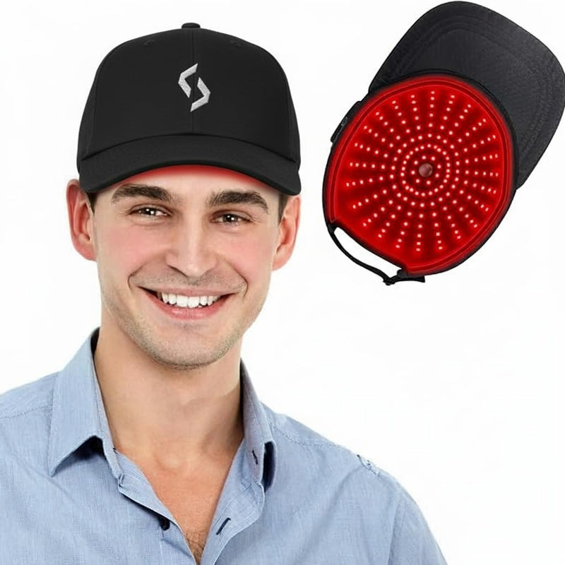 Red Light Therapy Hair Growth Cap - Stop 100% Hair Fall Reduction - Advance Laser Cap for Hair Growth - For Men & Women