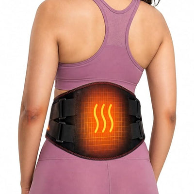 Wireless Back Heating Belt with Massager for Back & Period Pain Relief