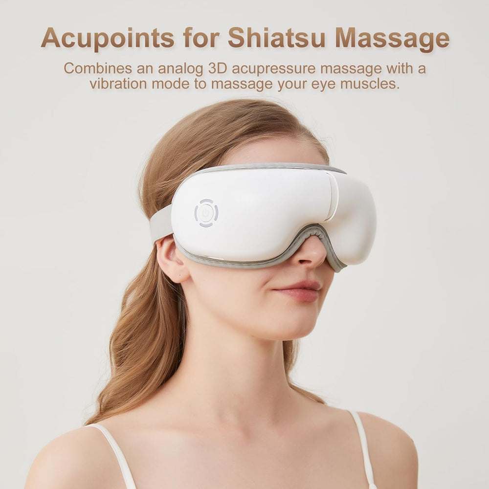 Eye Massager with Heat & Air Compression for Stress Relief & Better Sleep
