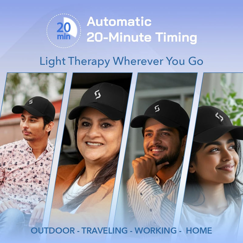 Red Light Therapy Hair Growth Cap - Stop 100% Hair Fall Reduction - Advance Laser Cap for Hair Growth - For Men & Women