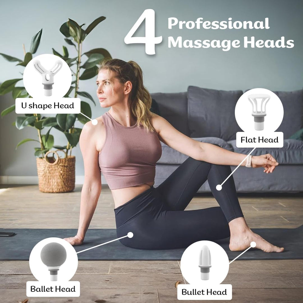 Electric Handheld Mini Massager Gun for Pain Relief & Deep Tissue Recovery