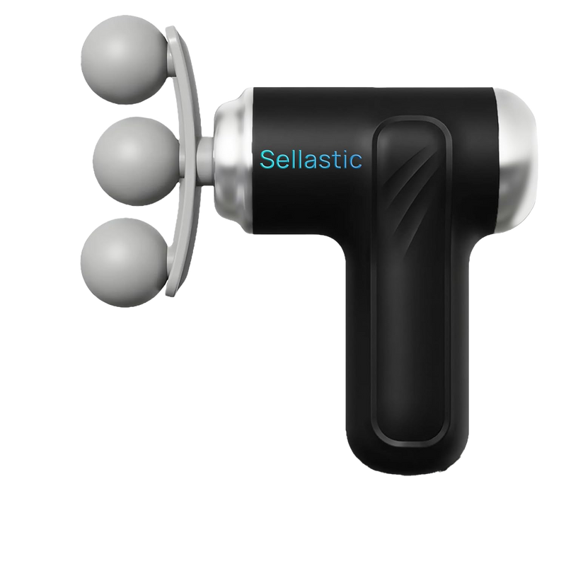 Forge Gun Massager with 9 Specialized Heads for Back Pain & Muscle Relief