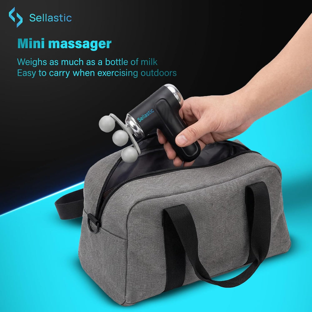 Forge Gun Massager with 9 Specialized Heads for Back Pain & Muscle Relief