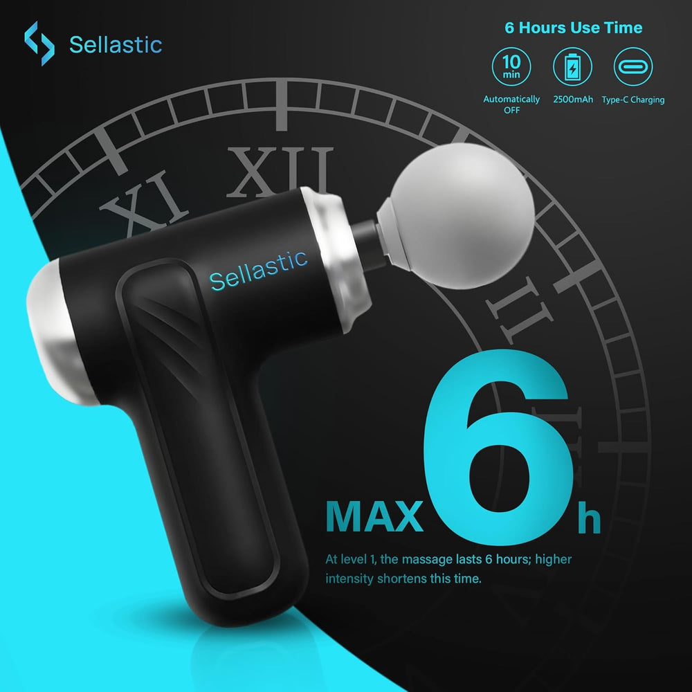 Forge Gun Massager with 9 Specialized Heads for Back Pain & Muscle Relief