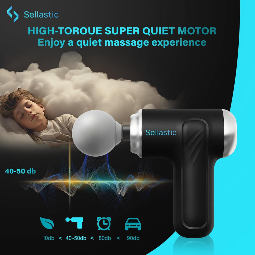 Forge Gun Massager with 9 Specialized Heads for Back Pain & Muscle Relief