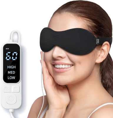 Premium Heated Eye Mask for Dry Eyes, Migraine & Stress Relief