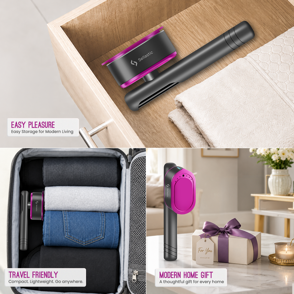 2-in-1 Handheld Garment Steamer & Iron | Travel-Friendly & Easy Storage