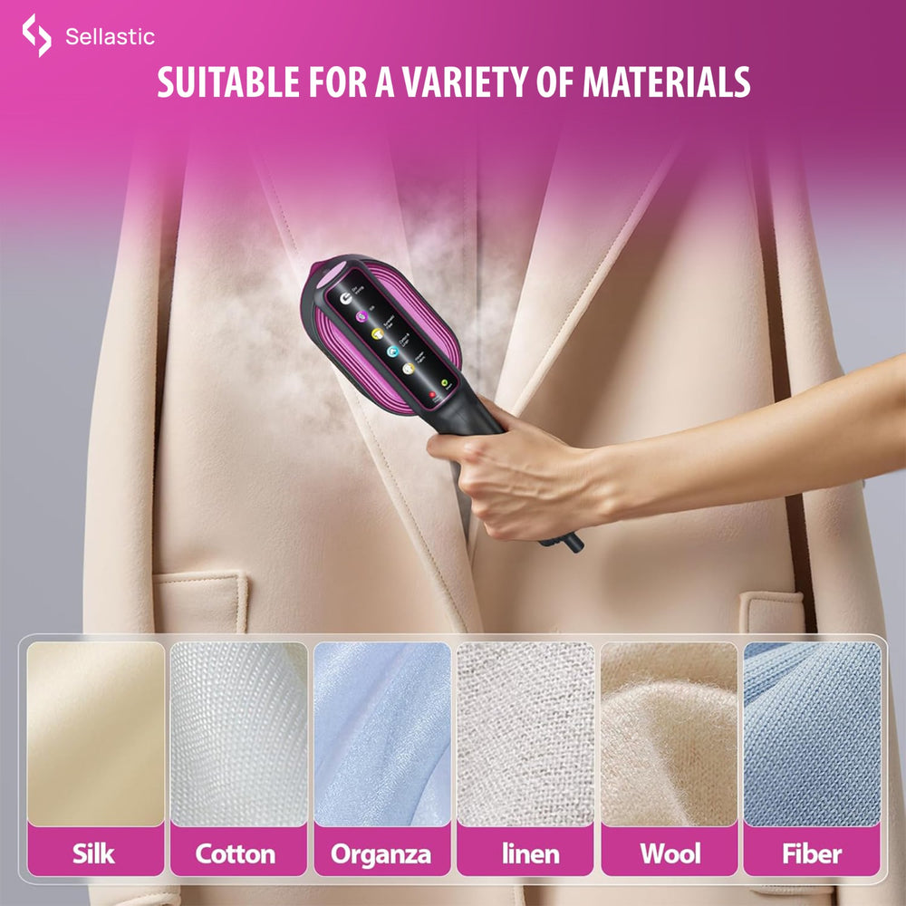 2-in-1 Handheld Garment Steamer & Iron | Travel-Friendly & Easy Storage